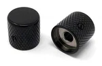 Black Metal Flat Top Barrel Knobs For Guitar & Bass 6MM Shaft Set Of 2 New. Price: $17.50.