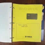 Vintage Yamaha G50-210 Guitar Amplifier Service Manual W/schematics Very. Price: $20.00.