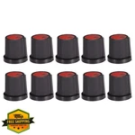 Uxcell Speaker Knob 10PCS 6MM Shaft Hole For Pedal Amplifier Potentiometer Black New. Price: $20.00.