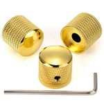 Swhmc 3PCS Metal Volume Tone Dome Guitar Speed Control Knurled Shaft Gold New. Price: $11.35.