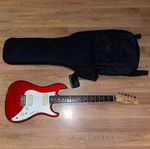 Vintage Hondo All-star H-702 Electric Guitar 80S W/ Fender Case Candy Apple Red Used. Price: $235.00.