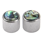 Yootones 2PCS Abalone Top Guitar Dome Knobs Bass Compatible With Silver New. Price: $17.01.